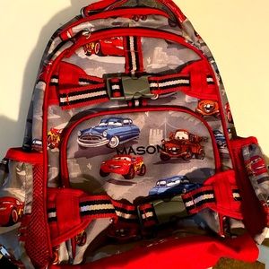 Pottery Barn Cars book bag